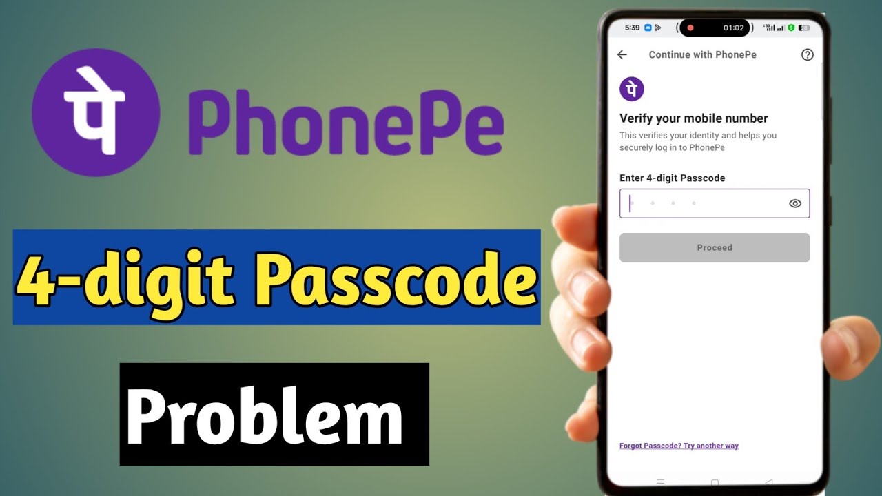 Phonepe 4 digit Passcode problem | phonepe ka 4 digit password Bhul Jaaye To Kya Karen 