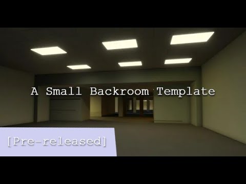 How To Make A Basic Backroom Template Pre Released Free Roblox Hqdefault 