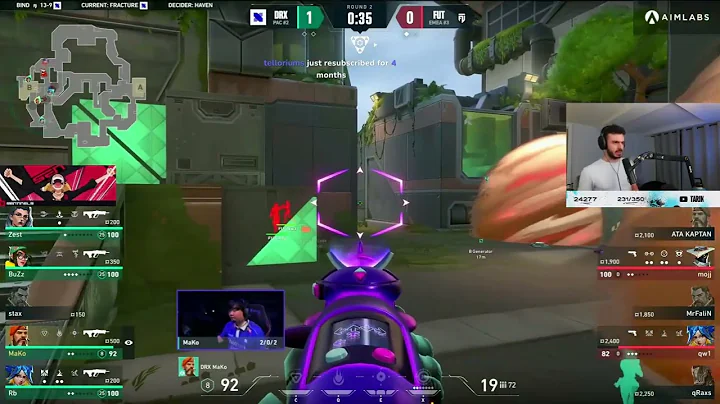 Tarik's reaction to  DRX Buzz 4k in DRX vs FUT | VCT Masters Tokyo