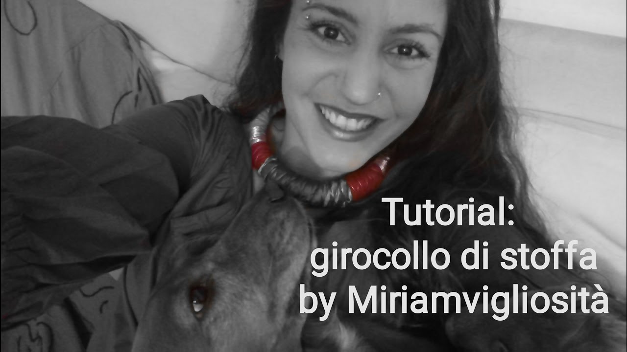 Tutorial fai da te DIY: girocollo di stoffa