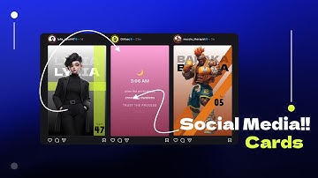 Social Media Posts / Tweets UI Freee!! use DiMAAC UI! 🤩