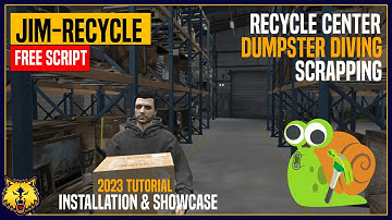 QBCore Framework - Jim Recycle | Recycle Center, Dumpster & Scrap | Free Script | FiveM Tutorial