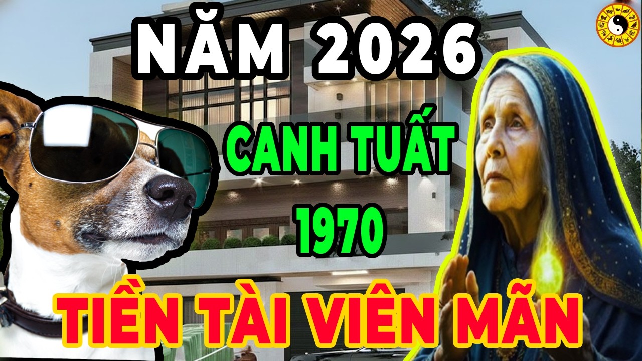 Tử Vi 2026 Tuổi Canh Tuất 1970: Hãy Để Ý 8 Điềm Lành Này, Trời Mở Kho Lộc, Tiền Tỷ Cầm Tay