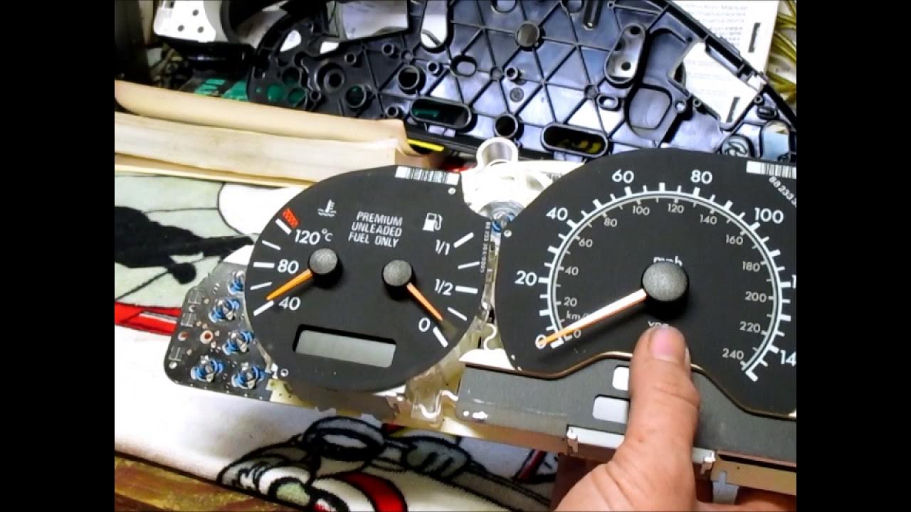1996 Mercedes W202 C220 Gauge Cluster Failure! How To Video on Fixing