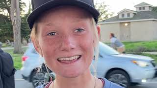 Interview with Maddie Storrer + Adam Bartlett on @USASurfing Finals Day (Jan 7, 2024, Santa Cruz)