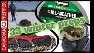 33 Winter Preps and Survival Gear