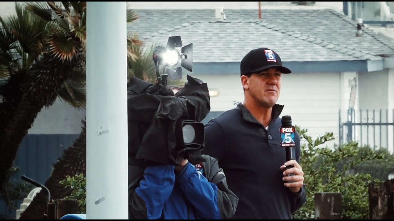 Storm in Pacific Beach, San Diego march 2016 HD