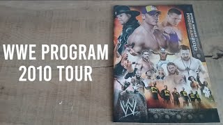 Wwe Wrestling Program 2010 Tour  Take A Look