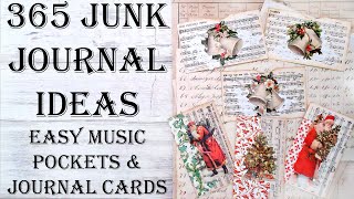 365 Ideas Quick & Easy Music Pockets & Cards DIY Junk Journal Ephemera Mass Make Scrapbooking Art Net Worth