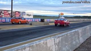 Two Isuzu Impulse's first dragnight in over 15 years