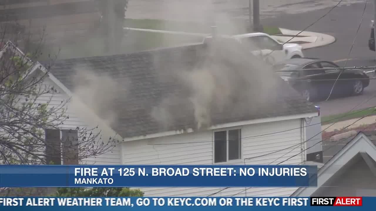 No injuries in Mankato house fire - YouTube
