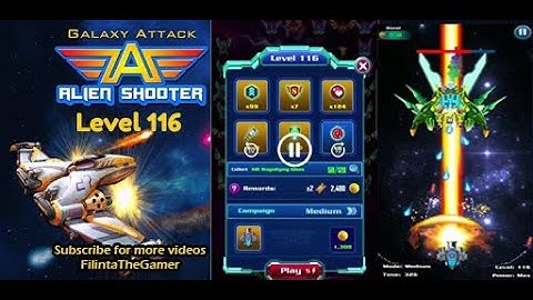 Galaxy Attack: Alien Shooter Campaign Level 116 | Space Shooting Games | FilintaTheGamer |