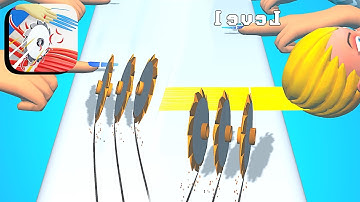 Slice Nail ​- All Levels Gameplay Android,ios (Level 60)