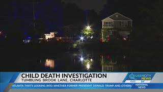 Missing 2-year-old found in north Charlotte retention pond, dies at hospital: CMPD