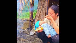 FULL VIDEO 360 days Poor Single Mom Build  FISHING, cooking FOOD for Son