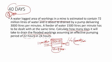 Live class: Mining Plus || numerical on pump important for GATE and UPMI