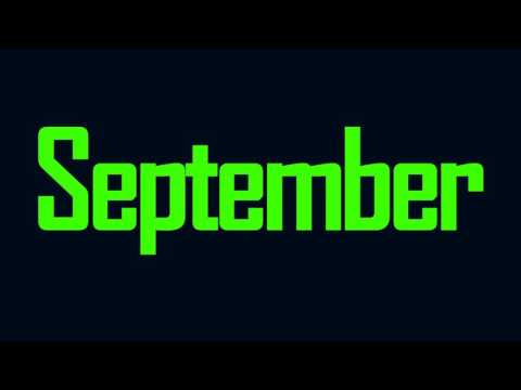 Countdown Month ( Germany) EU - Green Screen Footage Free