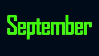 Countdown Month ( Germany) EU - Green Screen Footage Free