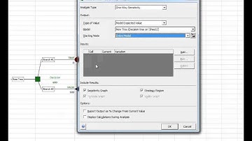 Sensitivity Analysis using PrecisionTree and Excel