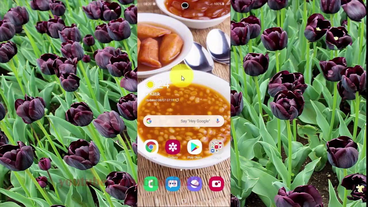 Samsung Galaxy S20 : How to set automatic screen orientation as portrait at a specific time