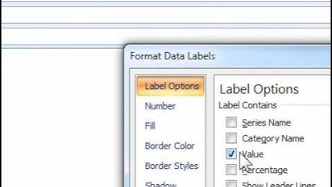 How to display or hide leader label lines for a pie chart in an email message