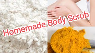 Episode 5=DIY Rice & Turmeric Body Scrub for Glowing Skin | Natural Beauty Tips| ঘরেতৈরি বডি স্ক্রাব