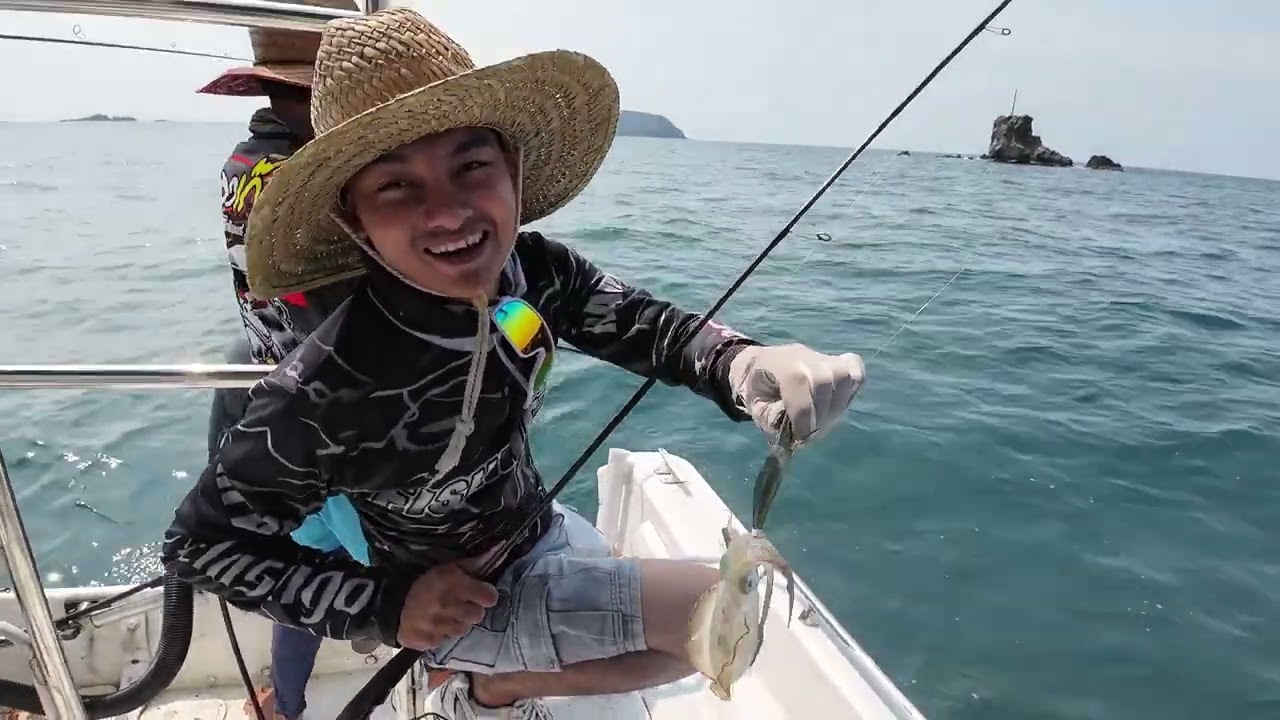 ตกหมึกทิปรัน  ตกไปอวกไป หมึกใหญ่ๆทั้งนั้น FISHINGEZ วันที่ 14-4-68