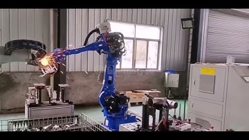 Robot gắp kết hợp cắt laser fiber