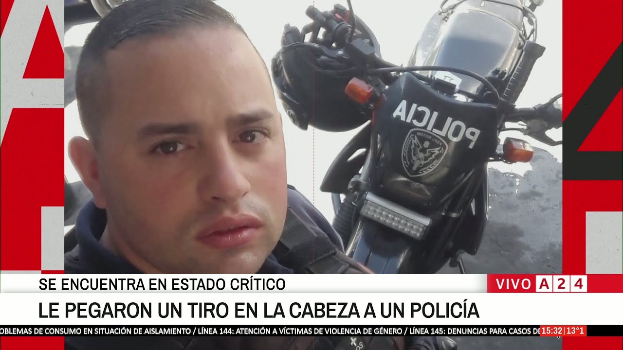 Lanús: un policía fue baleado en la cabeza durante una persecución y está grave
