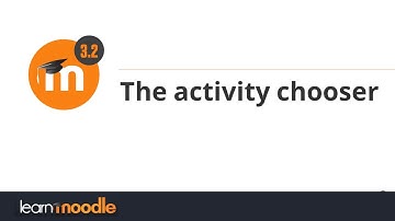 Activity chooser: Learn Moodle 3.2