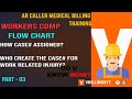 WC PART3|What is Case# & Claim# in WC claim and who create it?WORKERS COMP FLOW CHART|What is OWCP?