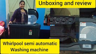 Whirlpool 7kg semi automatic washing Machine unboxing and review, best and cheap washing machine।