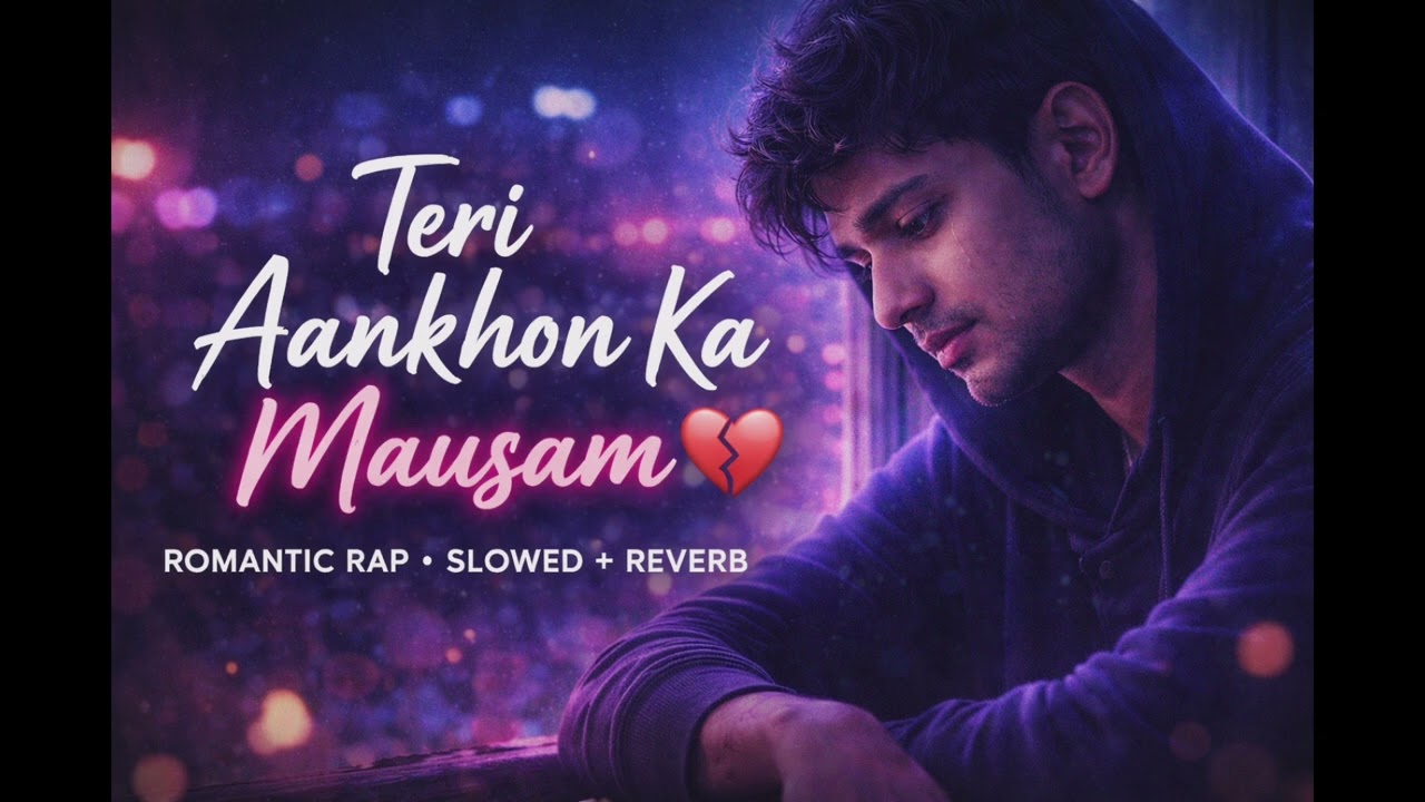 Teri Aankhon Ka Mausam 🌙 | Romantic Rap Song | Sad Love Song | Slowed + Reverb