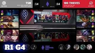 TSM vs 100T - Game 4 | Round 3 LCS 2021 Mid-Season Showdown | TSM vs 100 Thieves G4 full game