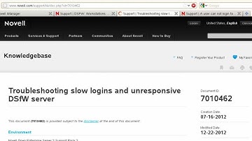 DSfW Slow Performance/Duplicate Workstation Names