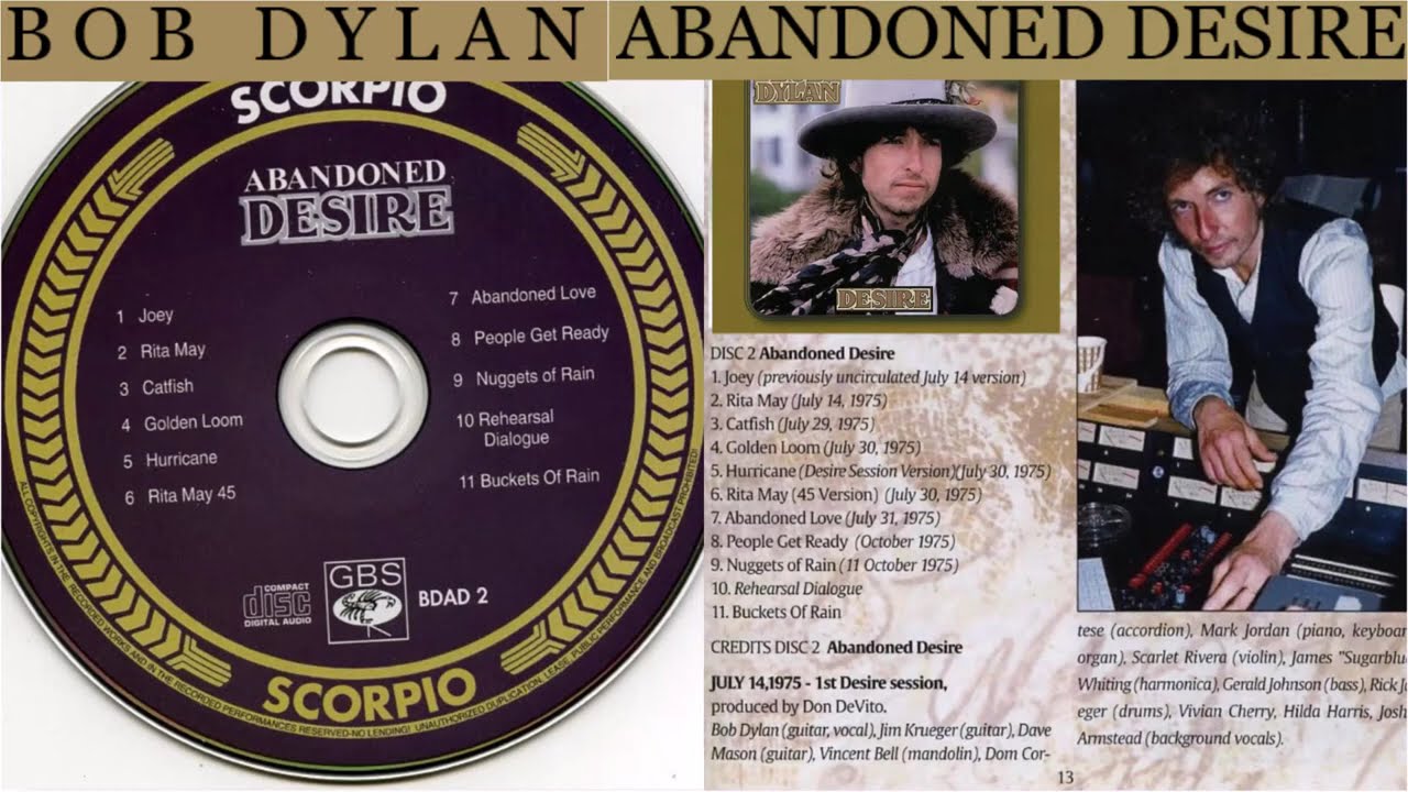 Bob Dylan - Abandoned Desires Review