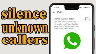 How to Silence Unknown Callers on WhatsApp: Step-by-Step Guide screenshot 2