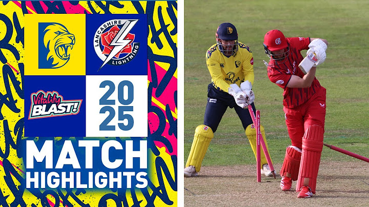 📲 DURHAM go close but Lancashire edge home in top of the table Vitality Blast clash | HIGHLIGHTS