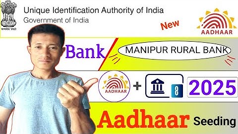 How to check aadhaar card bank seeding status in Manipur | Eigi account kramba bank ga link Laibage