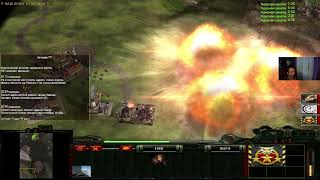 C&amp;C Generals Contra X Beta 2 Flame general challenge 13 vs Nuke general Hard