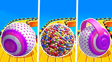 Going Balls vs Rollance vs Action Balls - Which Ball Will Fall Last? New Race-286