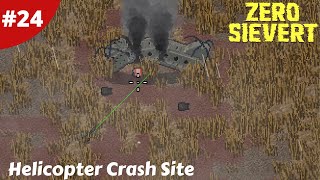Helicopter Crash Site In The Swamp - Zero Sievert - #24 - Gameplay