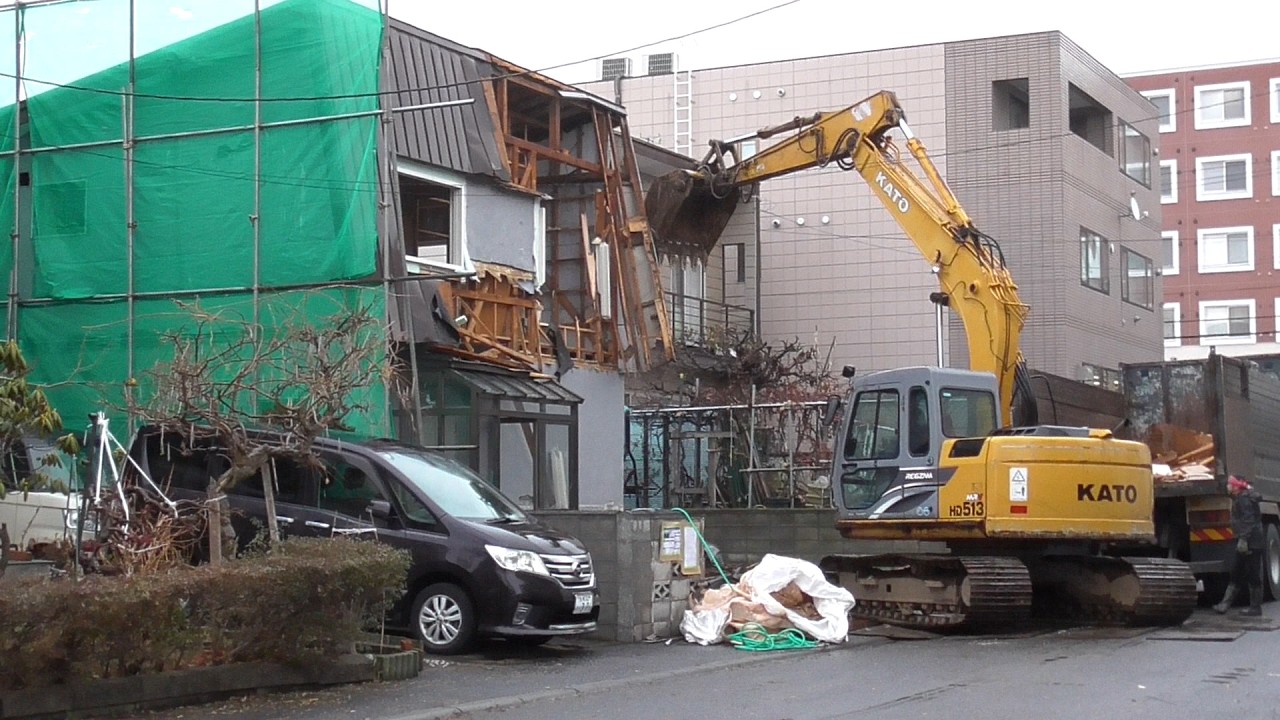 解体工事現場