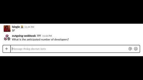 Slackbot using Twilio Autopilot in action