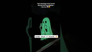 💚Glow in the Dark Ghost👻#halloween #decoration #glowinthedark #sticker #carstickers #foryou #fypシ