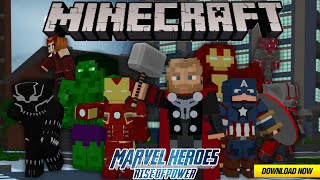 MARVEL HEROES : RISE OF POWER *RELEASE* ADDON/MOD IN MINECRAFT PE/BE 1.18-1.19.81 FREE DOWNLOAD screenshot 2