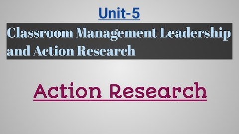 Action Research explained by Namita