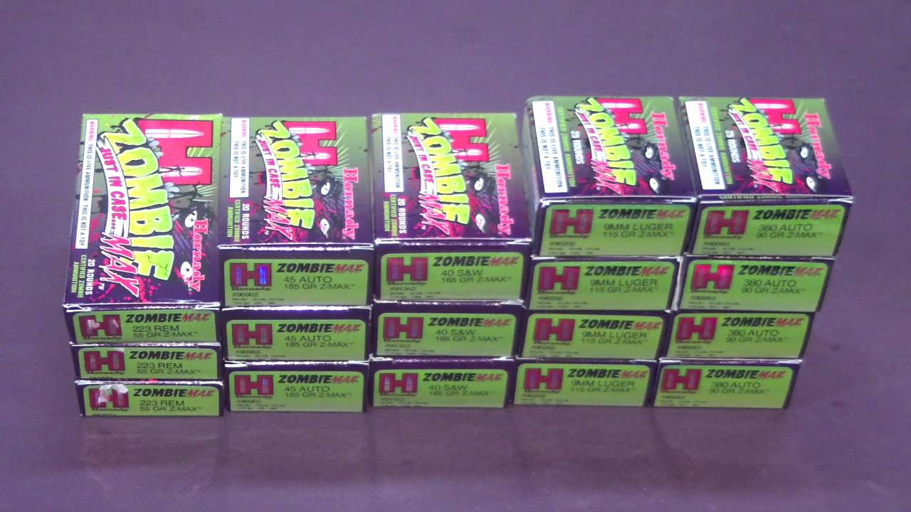Hornady ZombieMax Ammo Craze - YouTube