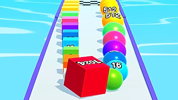 Ball Run 2048 Merge Number ! MAX LEVELS Gameplay Walkthrough New Update Part 312 android, ios