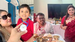 Download Lagu Dua Momen Istimewa, Satu Hari yang Indah 💛 | Ashtamangala Shreya \u0026 Medali Perak Pertama Simba 🥈 MP3